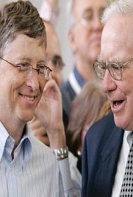 Gates, Buffet favour small scale philanthropy