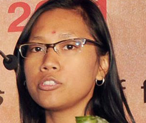 Agatha Sangma debuted in Indian politics in the 15th Lok Sabha