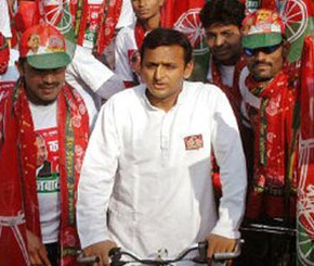 Akilesh Yadav is the son of Samajwadi Party president Mulayam Singh Yadav