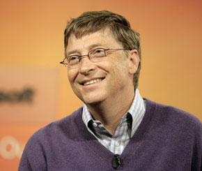 Bill Gates, the founder of Microsoft