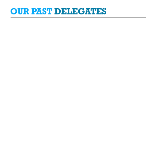 Our Past Delegates