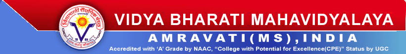 Vidya Bharati Mahavidyalaya Department of Research and PG Studies in Science & Management,Amravati,Maharastra.