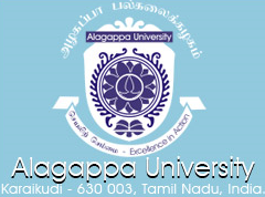 Alagappa University, Karaikudi, Tamil Nadu.