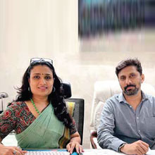 Disha Shah, COO & Director,  Mohit Khanna, CEO & MD