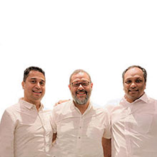   Ranjeev Lahkar, Harjinder Sidhu, Arnab Mitra,   Founding Partners
