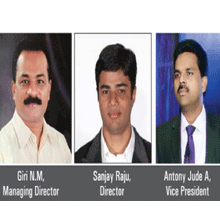 Giri N.M  Managing Director,  Sanjay Raju  Director , Antony Jude A,  Vice President