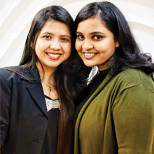 Tanushree Ishani D & Pooja Karegoudar,Co-Founders