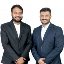   Rahul Nai, Co-Founder,  Arjun Baarmera, Co-Founder