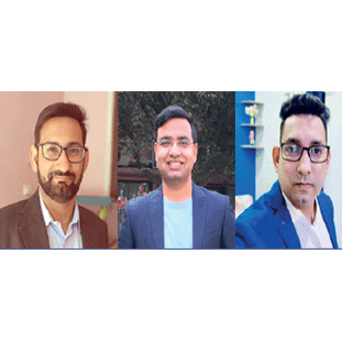 (L-R) Sushil Sharma, Abhinav Sharma & Aroon Sharma,Founders