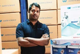 Sudeep Nadukkandy, CEO and Co-Founder, WaterScience