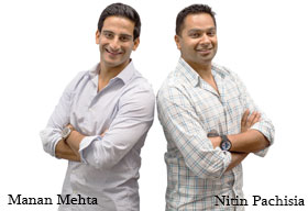 Manan Mehta and Nitin Pachisia, Unshackled Ventures