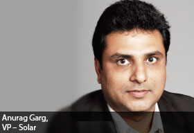 Anurag Garg  VP – SolarScheinder Electric India