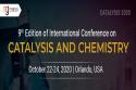 9th Edition of International Conference on Catalysis and Chemistry