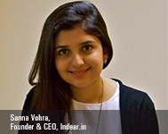 Sanna Vohra, Founder & CEO, Indear.in