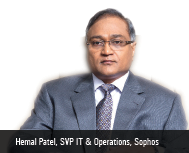 Hemal Patel, SVP IT & Operations, Sophos
