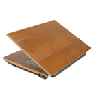 Asustek's Eco Book encased in bamboo