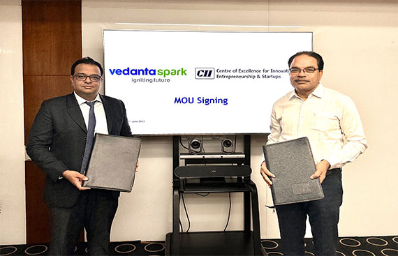 Vedanta Spark ties up with CII's Centre of Excellence for Innovation, Entrepreneurship & Startups promoting start-ups