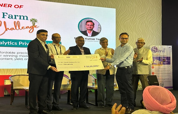 Satyukt Analytics wins Smart Farm Grant Challenge by STPI for Revolutionary Sugarcane Harvesting Solution