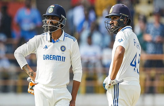 IND vs ENG, 3rd Test: Rohit and Jadeja's 152-run stand takes India to 185/3 at tea