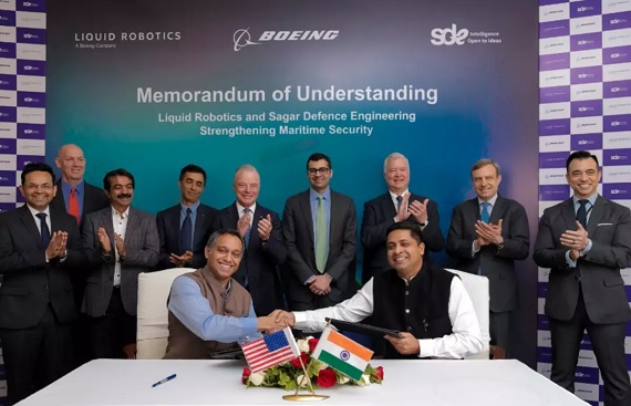 Indian Startup, Boeing's Liquid Robotics to Co-Develop Autonomous Surface Vessels