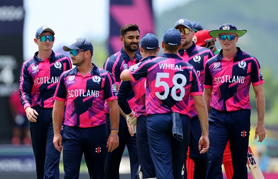 ICC Men's T20 WC'24: Scotland Crushes Oman, Boosts Qualification Hopes ICC Men's T20 WC'24: Scotland Crushes Oman, Boosts Qualification Hopes