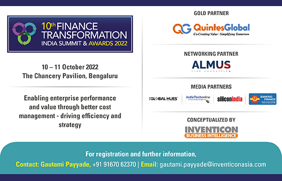 The 10th Annual edition of Finance Transformation India Summit & Awards 2022