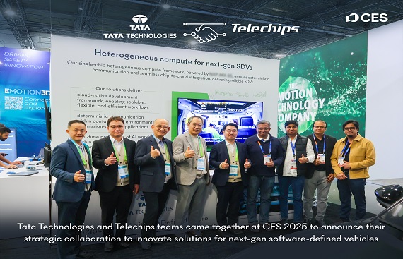 Tata Technologies & Telechips join forces to innovate solutions for next-gen software-defined vehicles