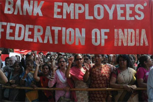 Bank Strike Hits Financial Sector in India 