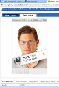 LensKart.com Launches A Virtual Mirror For Eye Gear