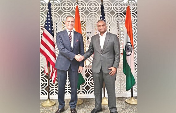 US Envoy Garcetti and Karnataka Minister Kharge Discuss Strengthening Trade Relations 