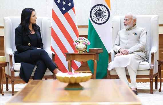 US-India Relations in the Spotlight during Gabbardâ€™s India Visit