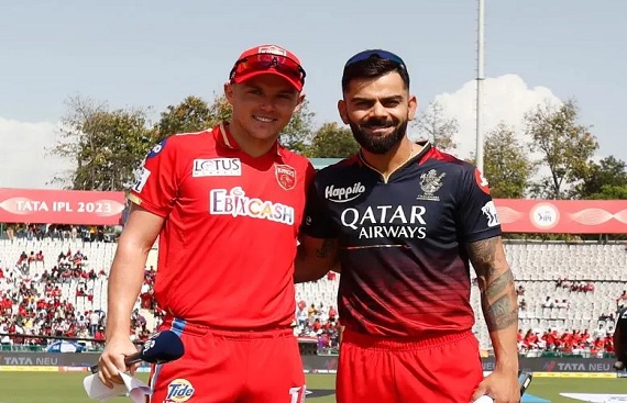 IPL 2023: Curran-led Punjab win toss, elect to bowl first against Kohli-led Bangalore