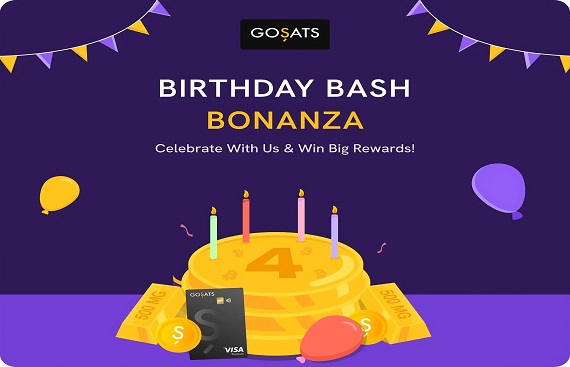GoSats announces Birthday Bash Bonanza to commemorate 4th Foundation Day
