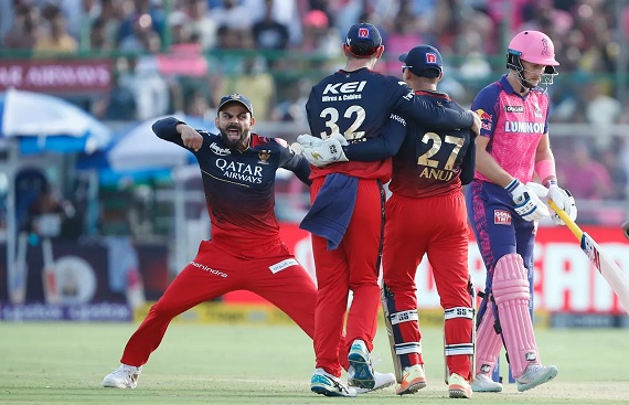 IPL 2023: RCB thumps RR by 112-run to keep playoffs hope alive 