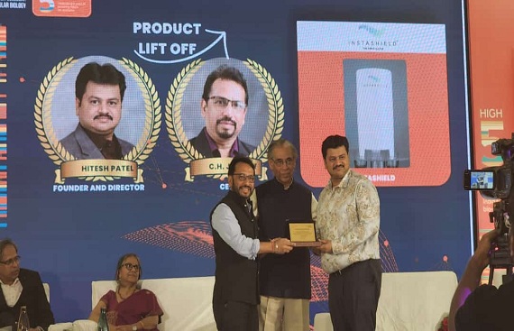 CCMB Honours Instashield with Products Lift off by Startups Award