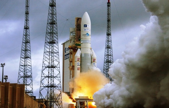 Indian communication satellite to be rolled out by Arianespace