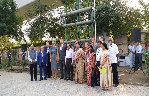 Dutch Royals Visit Waste Water Treatment Project