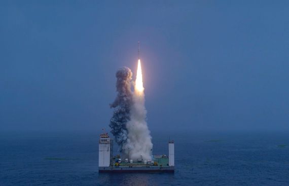  China First Country to Launch Rocket from Sea