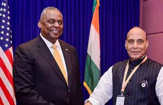 US Defense Secretary Lloyd Austin to Commence Talks with Rajnath Singh During his two-day visit