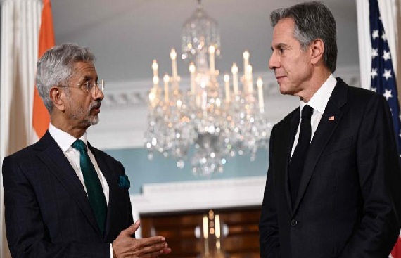 EAM Jaishankar Arrives in Washington, to hold Bilateral talks with Blinken