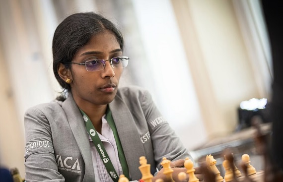 R Vaishali Clinches Bronze at World Blitz Chess Championship