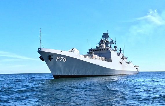 Rajnath Singh Commissions India's New Warship 'INS Tushil' in Russia