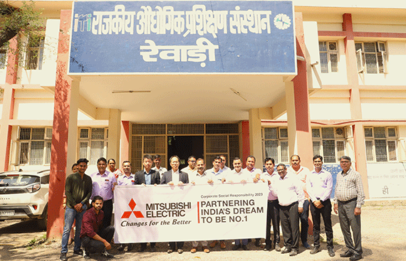 Mitsubishi Electric India Supports Education and Healthcare by strengthening its Community Developme