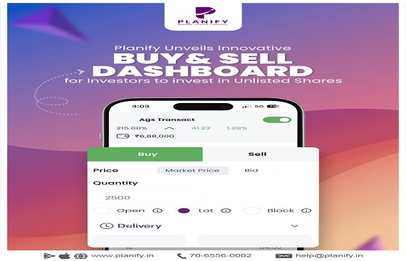 Planify unveils Innovative Buy & Sell Dashboard For Investors to Invest In Unlisted Shares