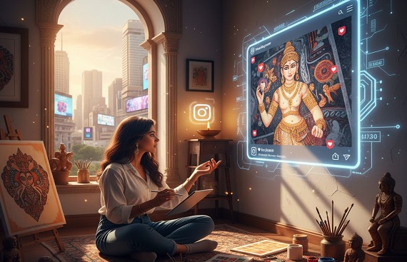 How Instagram is Shaping India's Next Generation of Art Entrepreneurs