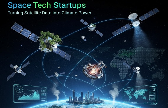 7 Space Tech Startups Turning Satellite Data into Climate Power