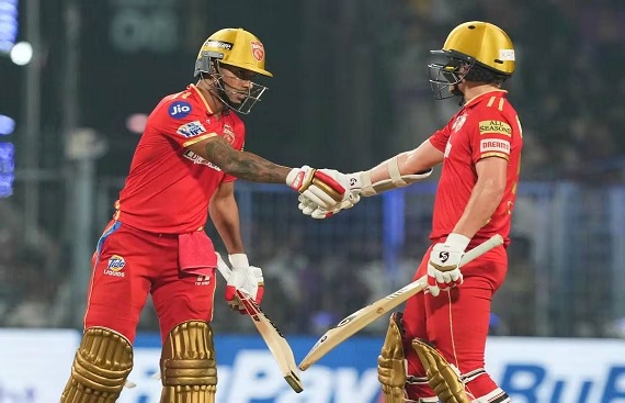 IPL 2023: Dhawan's fifty, Shahrukh, Harpreet's blitz power PBKS to 179/7 against KKR