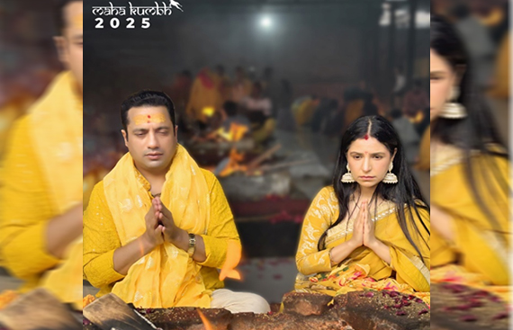 Dr. VivekBindra and his Wife Yanika Seek Blessings