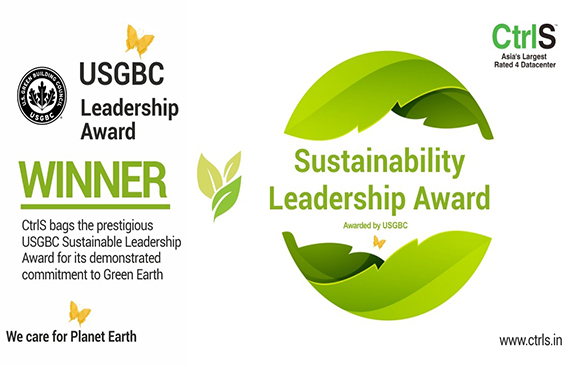 CtrlS bags the prestigious US Green Building Council (USGBC) leadership award