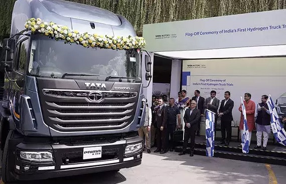 Tata Motors Launches India's First Hydrogen Truck Trials